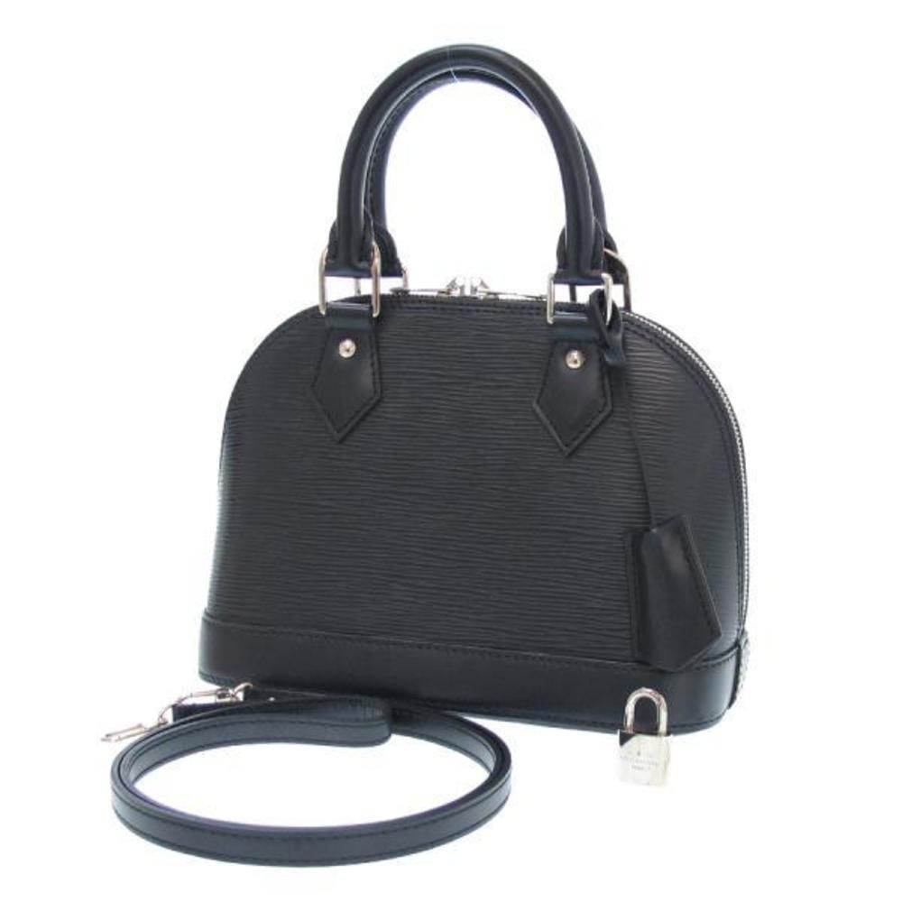 Louis Vuitton Epi Alma BB Shoulder Bag Black
